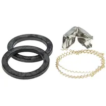 Schlösser Armaturen - js Zubehörset zu Wasserzähler mit 3/4 Zoll Anschlussgewinde, mit Plombe und Draht