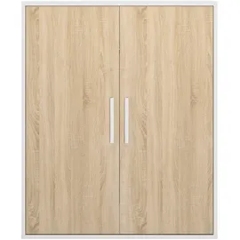 Gami Kleiderschrank UNDER 91 x 110 x 50 cm Braun/Weiß