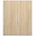 Gami Kleiderschrank UNDER 91 x 110 x 50 cm Braun/Weiß