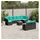 vidaXL Gartensofa-Set 10-tlg. Loungesofa schwarz