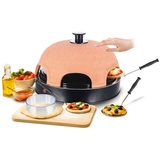 EMERIO PO-115984 Pizzarette - pizza oven - terracotta orange