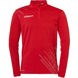 uhlsport Score 26 1/4-Zip Sweatshirt Herren 152 - rot/weiß XXL
