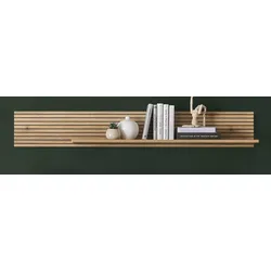 Furn.Design Wandboard in Evoke Eiche Wohn- und Esszimmer Wandregal 150 cm Merced