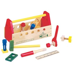 BINO Greifspielzeug Werkzeugkasten, 20 Teile