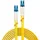 Lindy 47452 Glasfaser LWL Anschlusskabel 3.00m Singlemode OS2