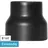 raik Ofenrohr Reduzierung 160mm - 130mm Stahlblech 16 cm x 16 cm x 14 cm Schwarz