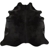Kuhfelle Online & Nomad KUHFELL STIERFELL SCHWARZ GEFÄRBT ca. 200 x 210 cm KUHFELL Teppich SCHWARZ