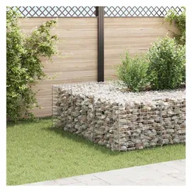 vidaXL Würfel-Gabionen-Hochbeet 60 x 60 x 60 cm