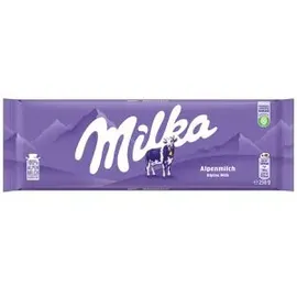 MILKA Tafelschokolade Alpenmilch, Großtafel, 250g