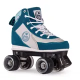 BTFL Trend-Skate Romy Damen,Frauen,Mädchen,Kinder,Rollschuhe,Discoroller,Rollerskates,Retro-Rollschuhe,Classic Roller,Vier Rollen,blau,EU 36