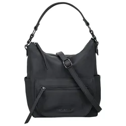 Umhängetasche BETTY BARCLAY, Damen, Gr. B/H/T: 25cm x 30cm x 10cm onesize, blau (dunkelblau), Polyurethan (PU), unifarben, Taschen