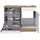 kochstation Spülenschrank KS-Wien 110 x 0 x 0 cm Weiß