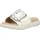 Gabor Pantolette GABOR Damen, Gr. 39, weiß, silber, Glattleder, Schuhe Pantolette,
