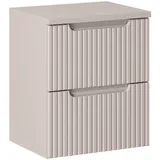 ROYAL24_MARKT Waschbeckenunterschrank - Nova Cashmere N - Mit Kaschmirwaschtisch 80, 60, 50 cm (Waschbeckenunterschrank, 2-St., Premium - Nova Cashmere N) Luxus – Edel – Zeitlos. 50 cm