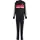 adidas Seasonal Essentials Tiberio 3-Streifen French Terry Jogginganzug Kinder JI6036 - black/white/pure ruby 128