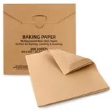 Styquenzer SWAWIS 150 Stück Backpapier Rund, Runde Antihaft-Backpapier Ø Rundes BBQ Papier, für Pizza Kuchen Luftfritteuse(White)