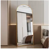 PXloue Ganzkörperspiegel Freistehender, gewölbter Standspiegel, Eleganter, modernes Design für jedes Zuhause