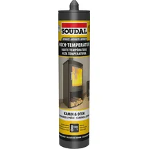SOUDAL Dichtmasse hitzebeständig 300 ml Schwarz