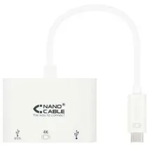 NANOCABLE 10.16.4302, Usb-c Zu Hdmi USB Usb-c Usb-c Konverter
