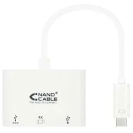 NANOCABLE 10.16.4302, Usb-c Zu Hdmi USB Usb-c Usb-c Konverter