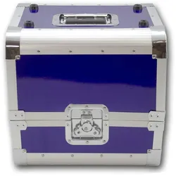 LP Koffer PRO für 80 Schallplatten Vinyl Plattencase 50:50 Split blau