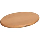 Staub Untersetzer Holz oval, 29 cm