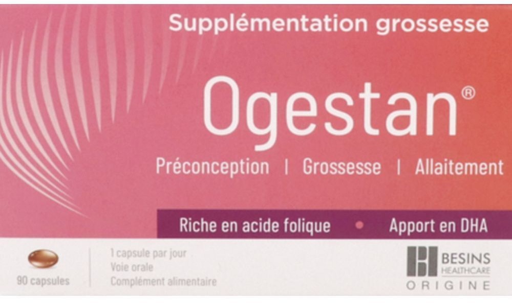 Ogestan Grossesse, Capsule molle, complément alimentaire grossesse, bt 90 90 pc(s) capsule(s)