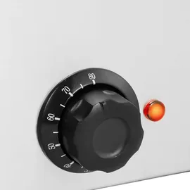 Royal Catering Bain Marie Warmhaltebehälter Speisenwärmer Ablasshahn 600 W 4 GN 1/4