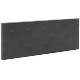Marckonfort Polsterbett Kopfteil, Rombo 150x60 cm, Schwarz,