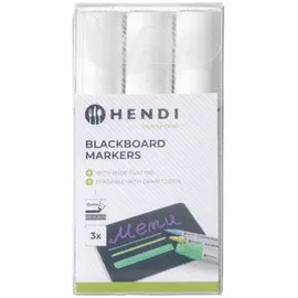 HENDI Kreidemarker 3 St. 15 mm Weiß