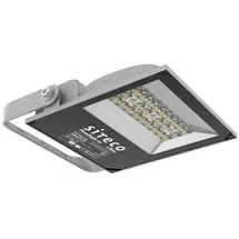 Siteco Außenstrahler Aluminium 13000 lm inkl. Bewegungsmelder grau