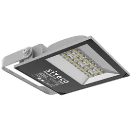 Siteco Außenstrahler Aluminium 13000 lm inkl. Bewegungsmelder grau