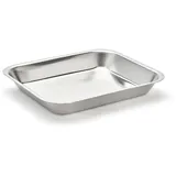 De Buyer Marinierplatte, Edelstahl, 27 x 22 x 4 cm, Silber