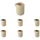 APS Milchkännchen THE GRID beige 0,04 l, 6 St.