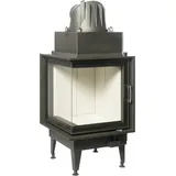 AUSTROFLAMM Eckkamineinsatz 55x55x57 K 3.0 | Eckscheibe inkl. Klapptüre | 13 kW