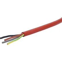 Lapp 10 Meter 00460093 Ölflex Heat 180 Silikonleitung 4x1,0 mm2 I Silikonkabel I Saunaofen Kabel 10 m) I Sihf Saunakabel 4g1,0 mm2 mit grün-gelben Schutzleiter