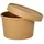 Papstar Suppenbecher Pappe rund 230 ml Ø 9,8 cm 25 St. Braun