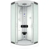AcquaVapore Dampfdusche Duschtempel Sauna Dusche Duschkabine D46-20M3 100x100 cm ohne 2k Scheiben Versiegelung