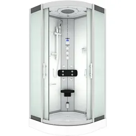 AcquaVapore Dampfdusche Duschtempel Sauna Dusche Duschkabine D46-20M3 100x100 cm ohne 2k Scheiben Versiegelung