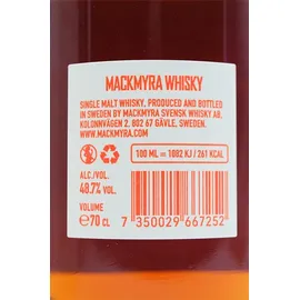 Mackmyra Destination Swedish Single Malt 48,7%.vol 0,7 l Geschenkbox