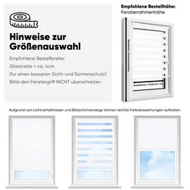 Sekey Doppelrollo 100 x 130 cm weiß