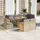 vidaXL Garten-Sofagarnitur 9-tlg. Loungeset beige