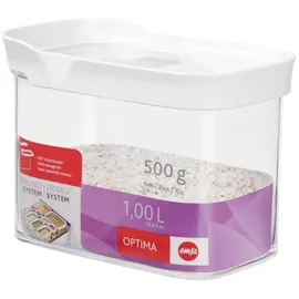 Emsa Vorratsdose rechteckig weiß 1 l