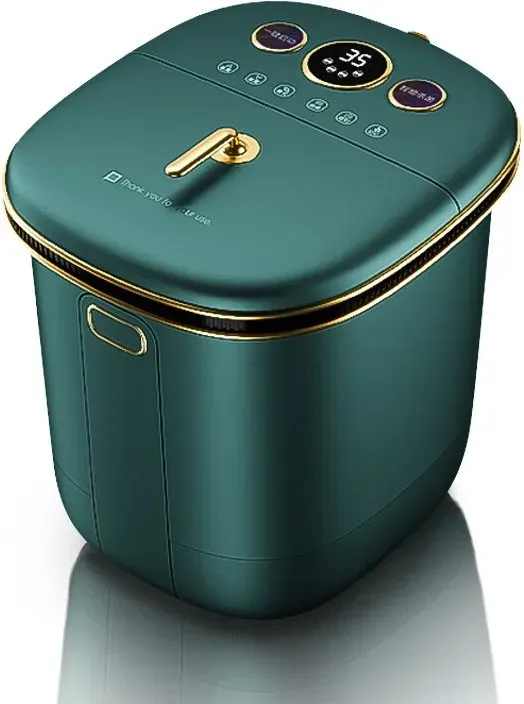 KASJ Z202 Fußbad mit UV- & Ozon-Sterilisation, Vollautomatische Massage, Konstanttemperatur-Heizung, Abnehmbar