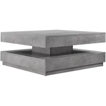 [en.casa] Couchtisch Florenz Grau Holzwerkstoff 76 x 38 x 76 cm