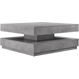 [en.casa] Couchtisch Florenz Grau Holzwerkstoff 76 x 38 x 76 cm