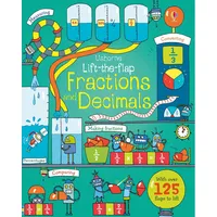 Usborne Verlag Lift-the-Flap Fractions and Decimals