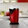 Orbegozo PA 4300 Popcorn, tragbar, ölfrei, Schnellbetrieb, Messtopf, 1000 W, Metallic-Rot