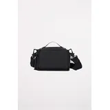 Rains Box Bag Micro Umhängetasche Polyurethan Black