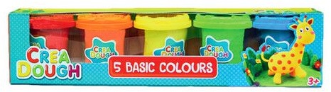 5 Basic Colors - Crea Dough - Knete